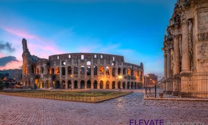 Colosseum Rome early morning.