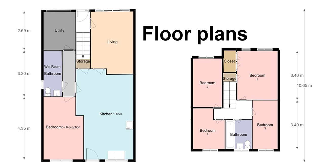 floorplan 2D for Rightmove