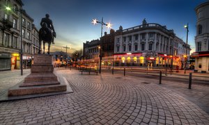 The Man on the Horse in Wolverhampton Queens Square