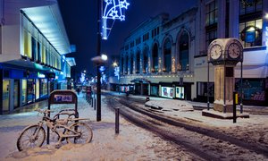 Wolverhampton Town in Snow